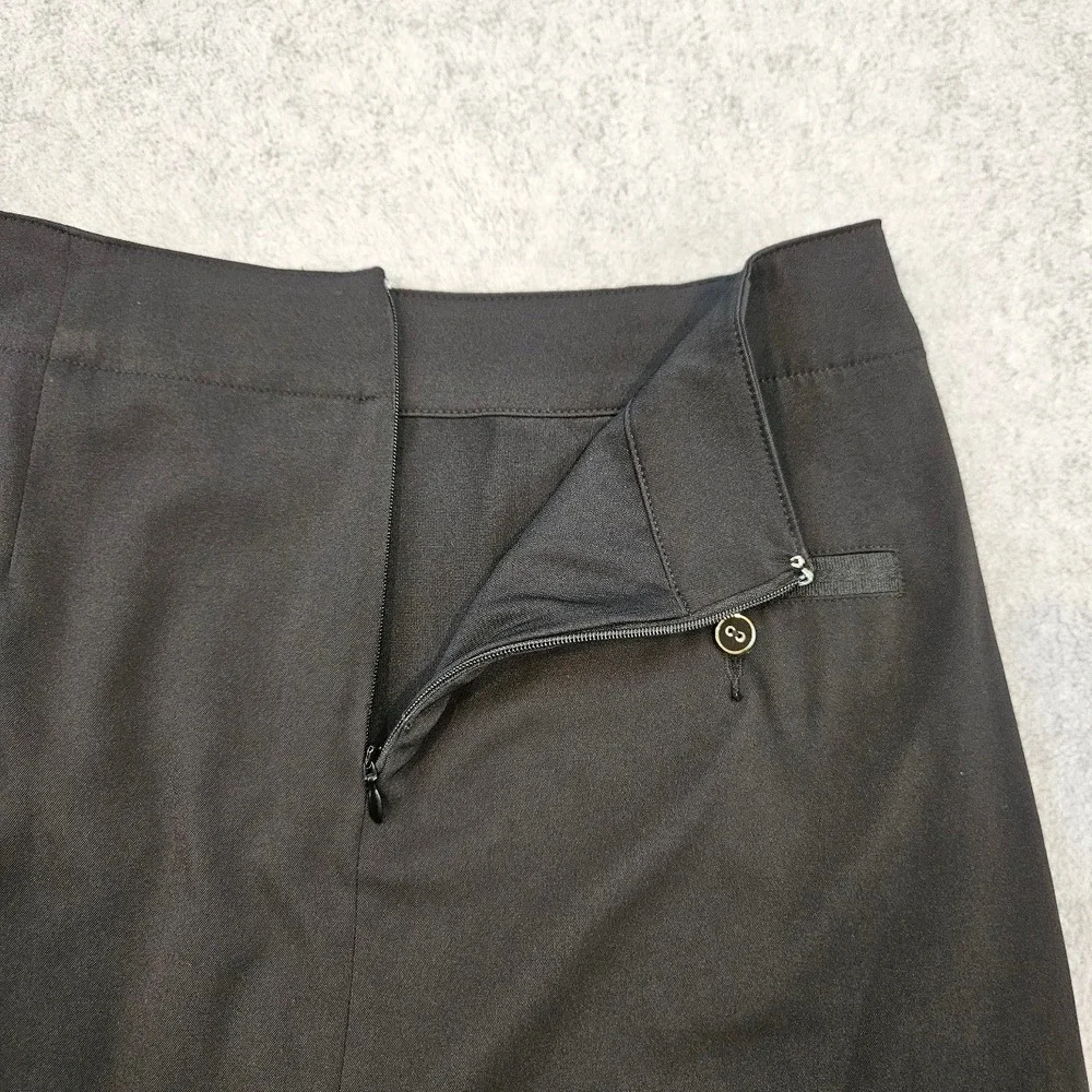 Lady Hagen Black Golf Skort Women Size 2 Active Performance Skirt Pockets Slit